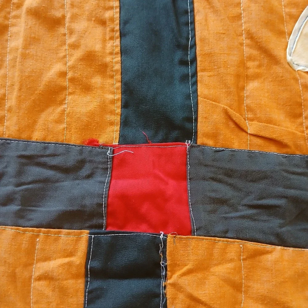 Vtg Sunbonnet Sue Dutch Bonnet Girls Quilt 92x77